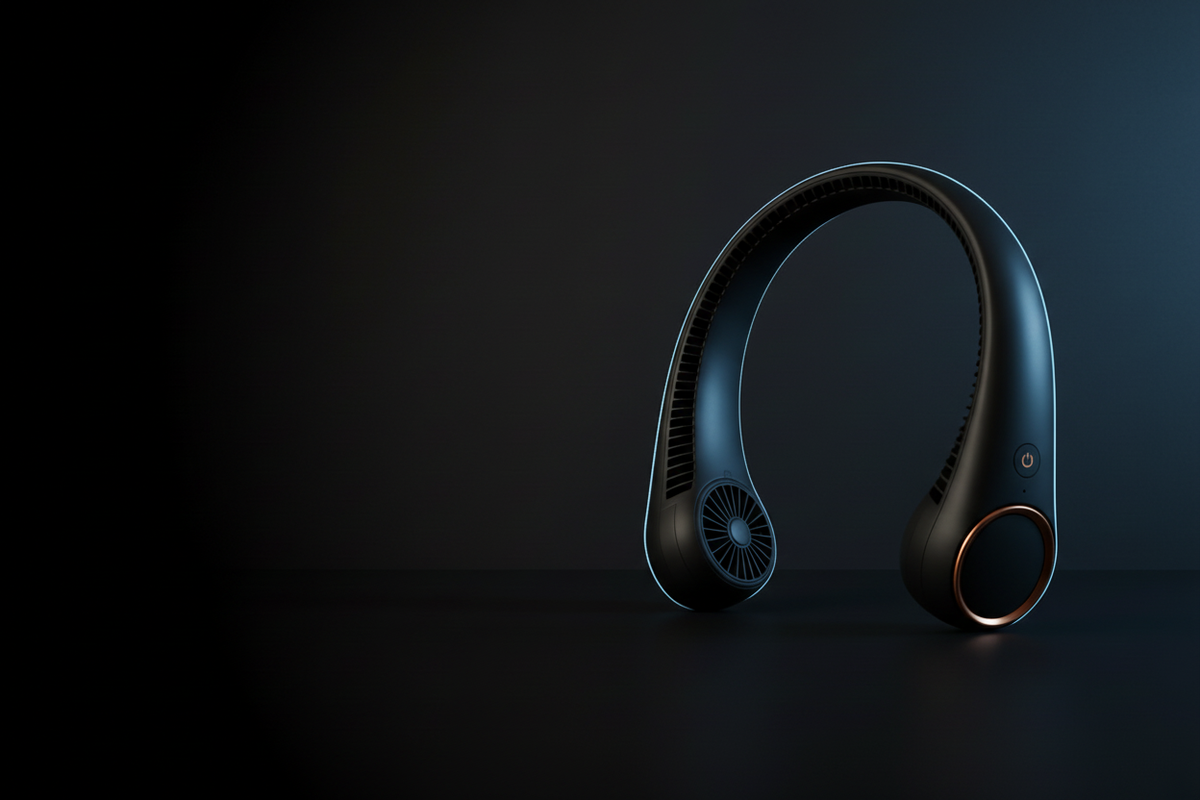 Premium Matte Black neck fan banner